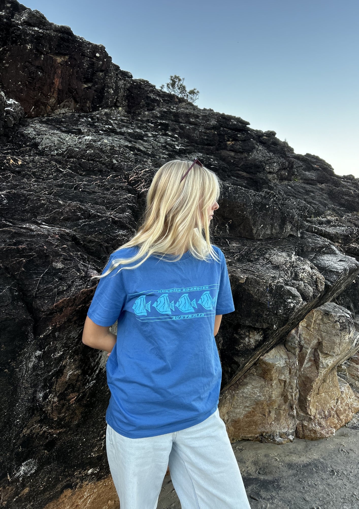 Fish Tee - Blue