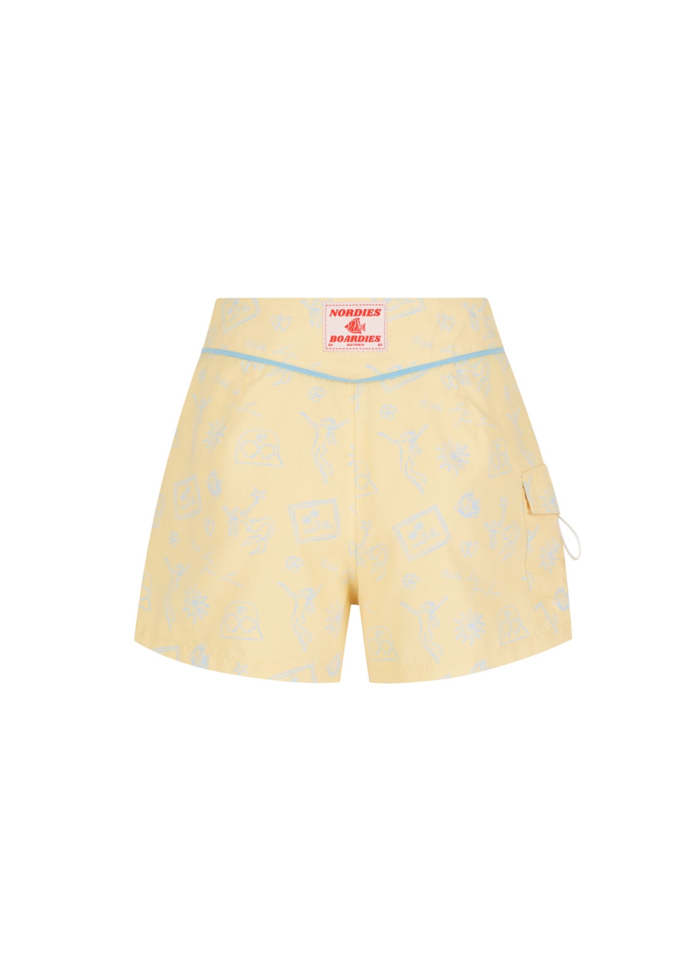 Snap Front Boardshorts - Butter Signature Print