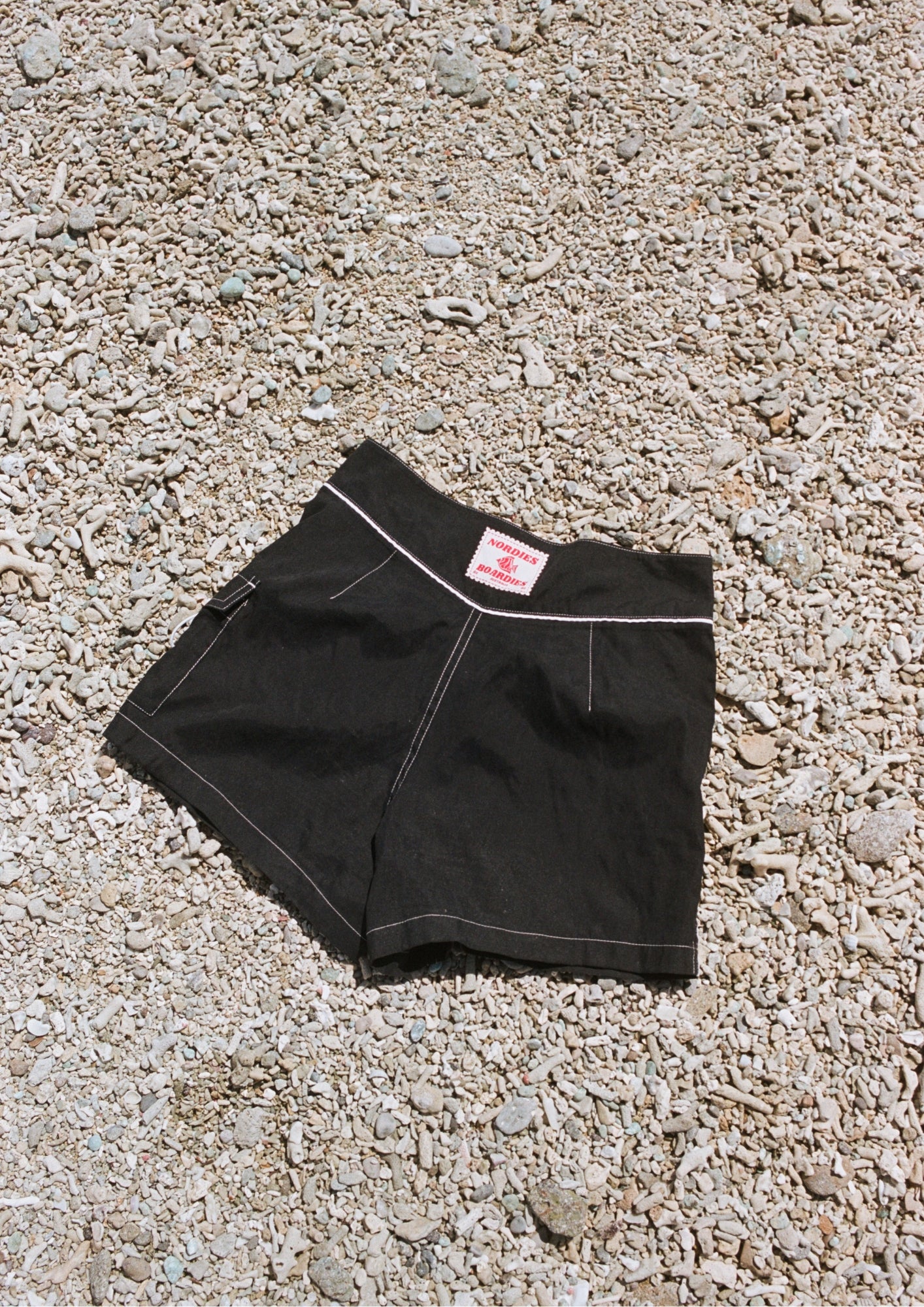 Snap Front Boardshorts - Black