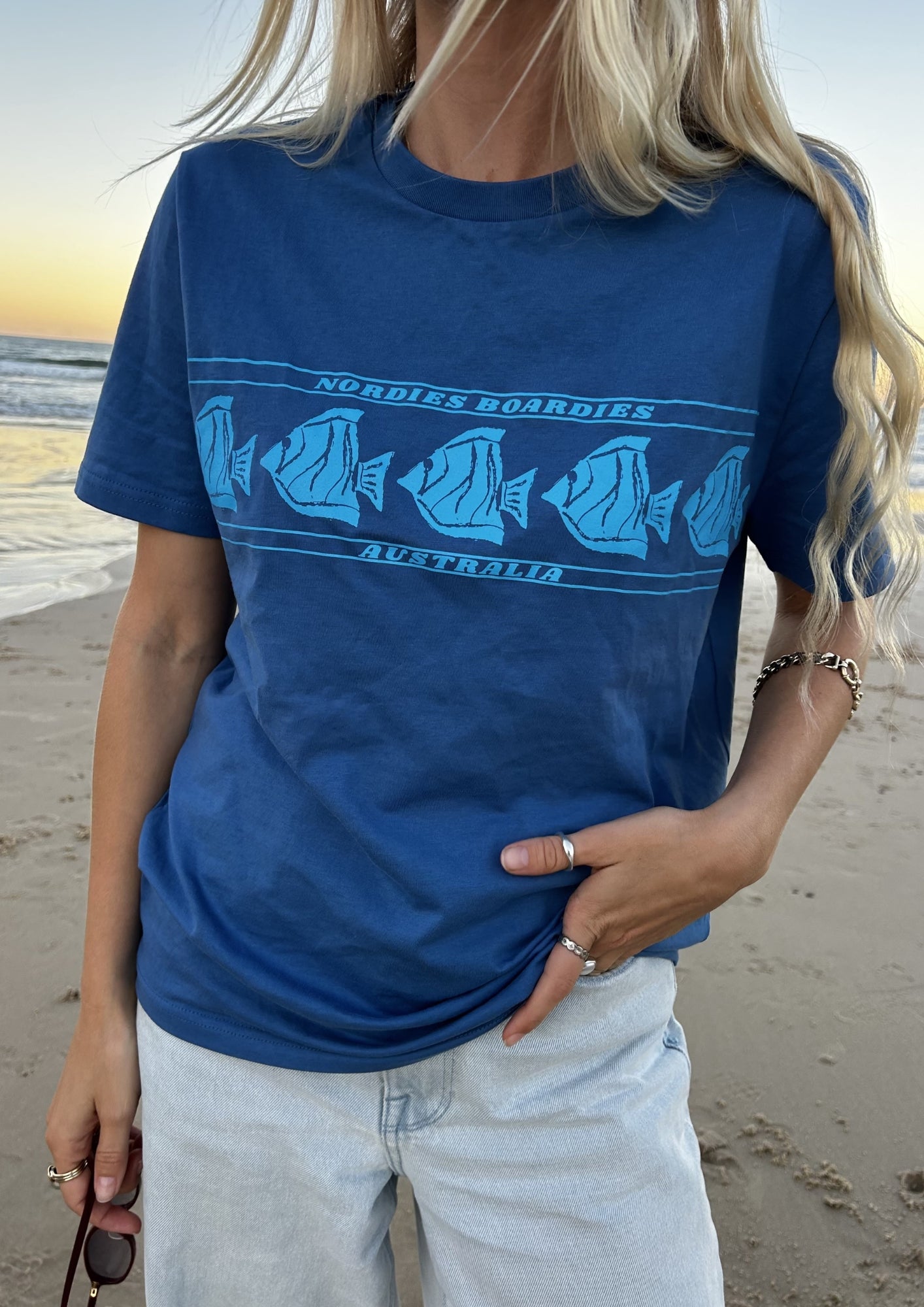 Fish Tee - Blue