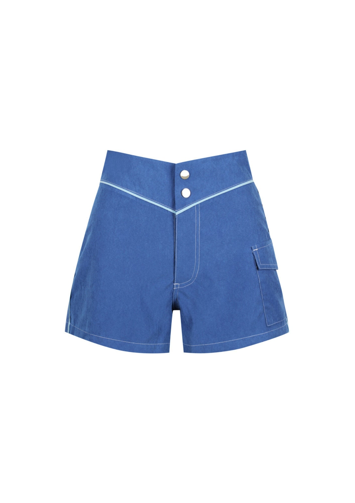 Snap Front Boardshorts - Electric